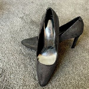 Jennifer Lopez Silver Sparkly Heels